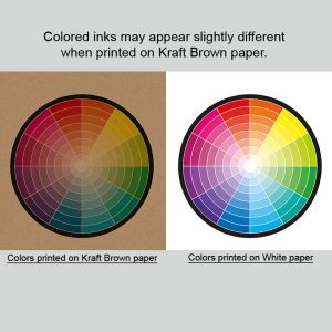 Colour Wheel on Brown Kraft Paper-1